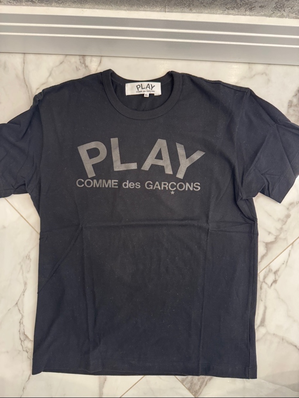 Comme des Garcons PLAY Black Logo Tee